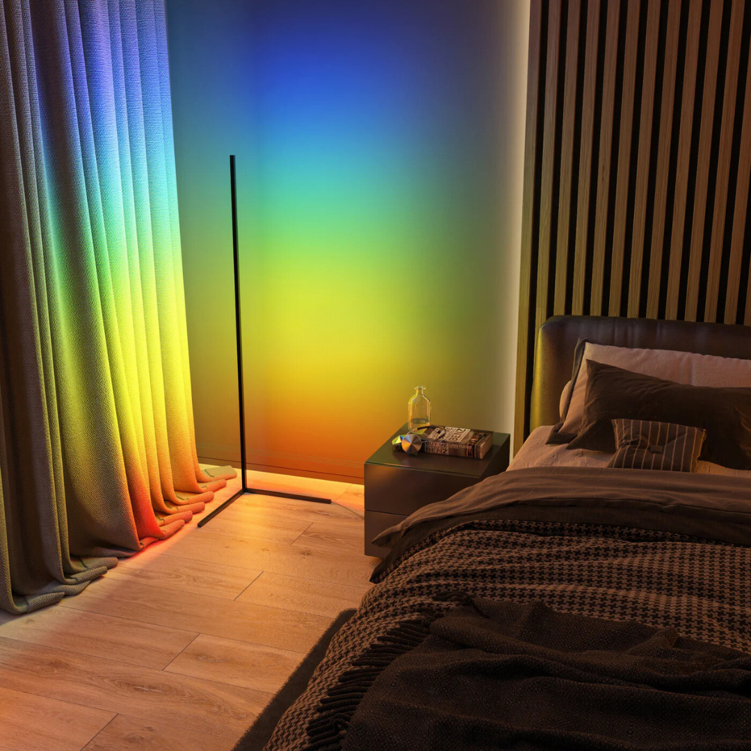 AmbianceGlow - Premium LED-gulvlampe med alternativer for millioner av farger