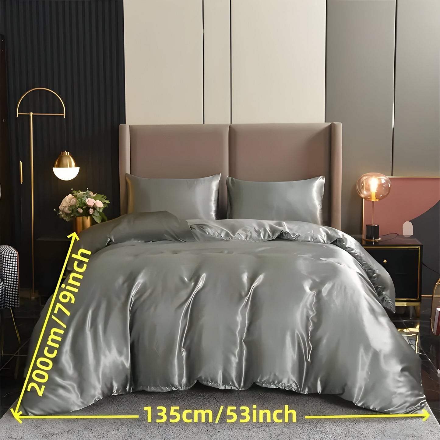 DreamLuxe - Dynetrekk med Skjult Glidelåslukking med Luksuriøs Sover