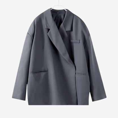 Ursula – Oversized Blazer med Lange Ermer og Flere Lommer