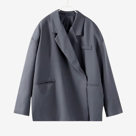 Ursula – Oversized Blazer med Lange Ermer og Flere Lommer