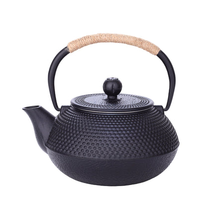 KotoCraft - Japansk Stil Svart Jernkanne med Håndtak