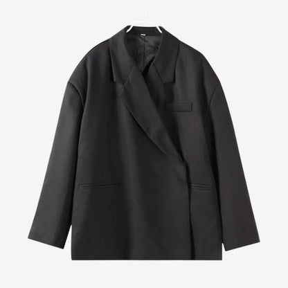 Ursula – Oversized Blazer med Lange Ermer og Flere Lommer