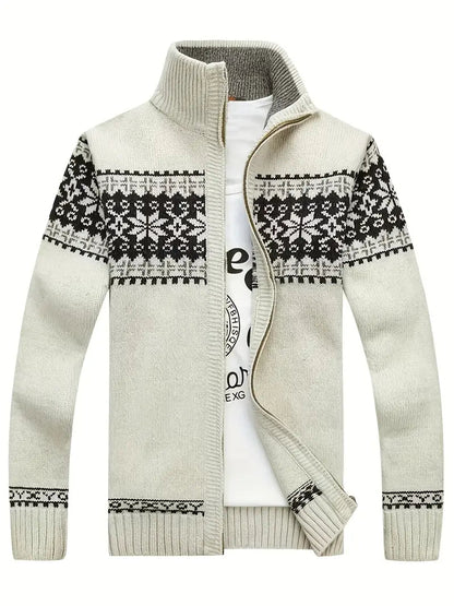 William - Elegant langermet cardigan med elegant design