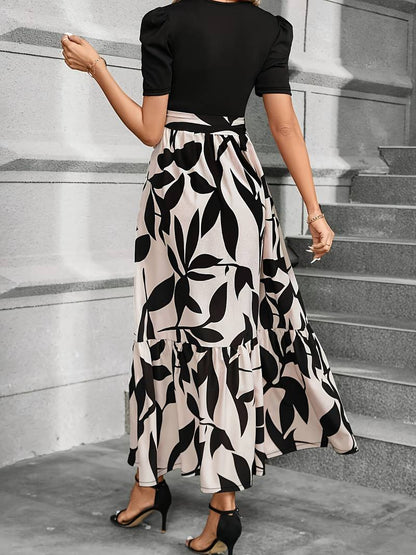 Isla - Puffermer Maxikjole med justerbar midje