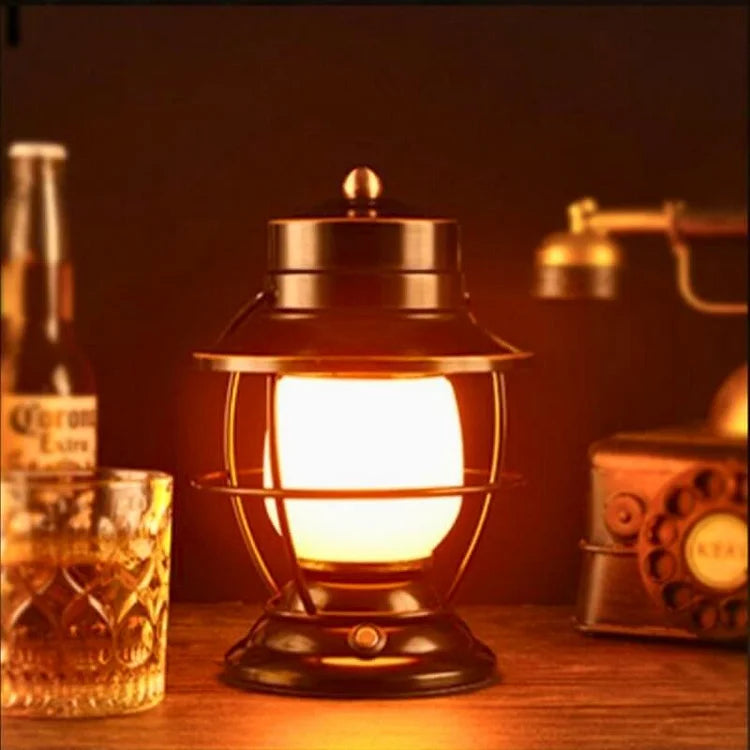 FlameGlow - oppladbar LED-lykt for camping