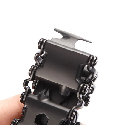 TrekBand - Multifunksjonelt 29-i-1-armbånd med friluftsverktøy