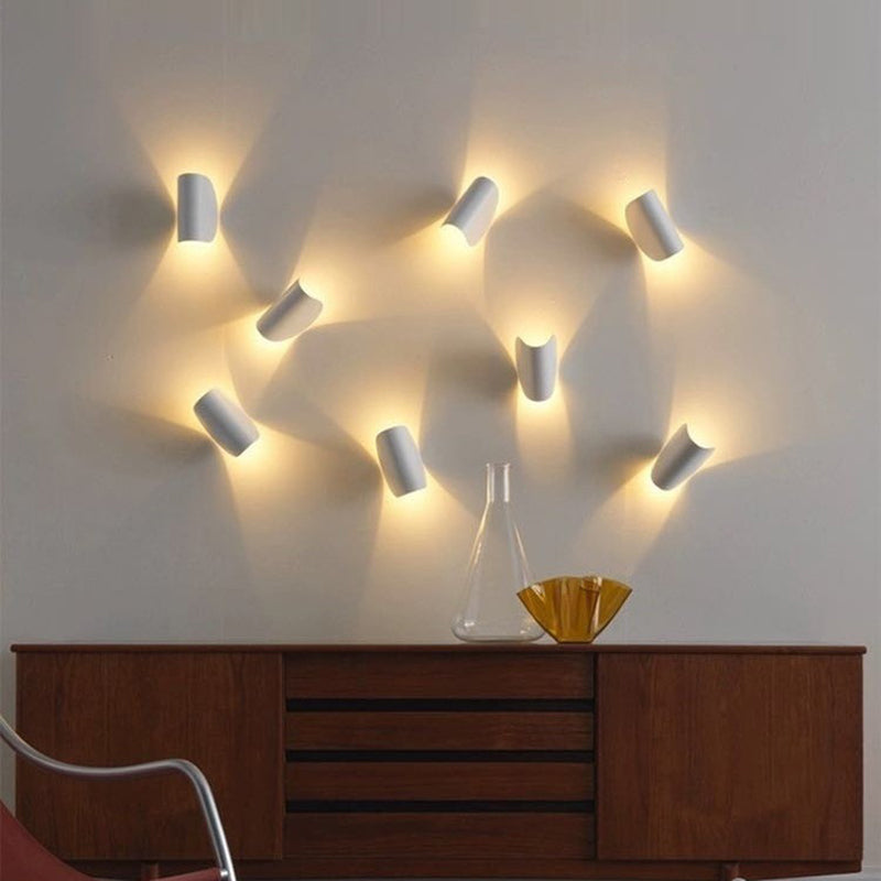 GeoGlow - Moderne LED-vegglampe for innendørs og utendørs sjarm