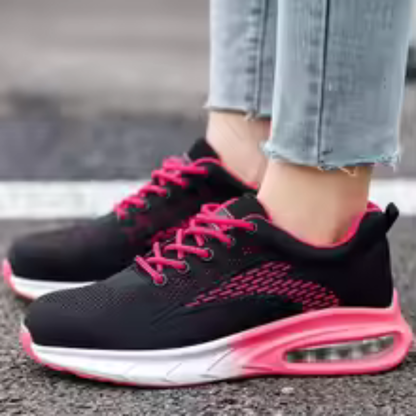 Damian – Joggesko med Rund Tupp og Mønstret Såle