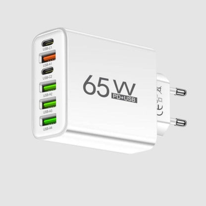 ChargeHub – Kompakt multi-port hurtiglader for multifunksjonsbruk