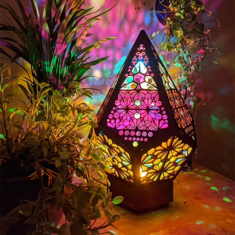 StarGlow - LED Star Projektor Bohemian bordlampe for koselige rom