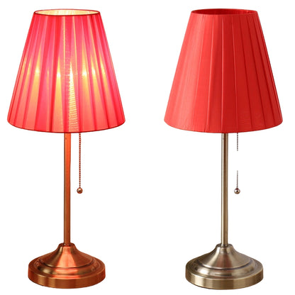 AstralGlow – Empire-skjermbordlampe med kjede og mykt omgivelseslys