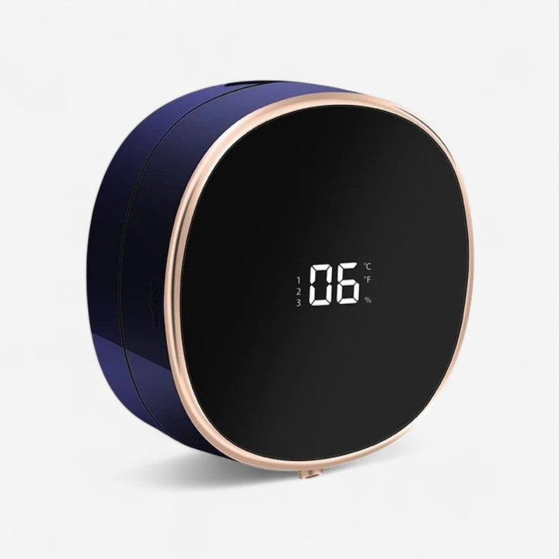 SmartWash – Automatisk Såpedispenser med Digitalt Display og Oppladbart Batteri