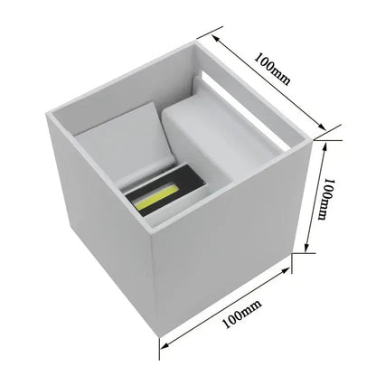 LumeGuard - Værbestandig LED-vegglampe med fjernkontroll