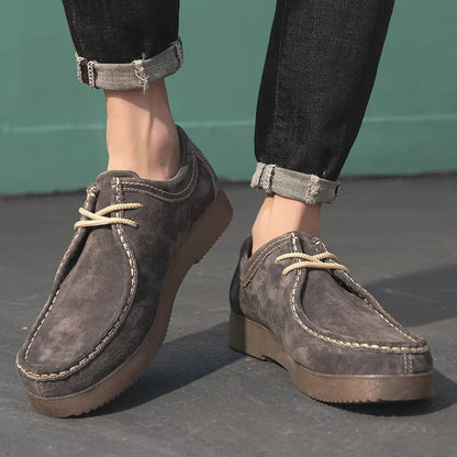 Mark - Uformelle snøresko med robust såle for komfort og stil