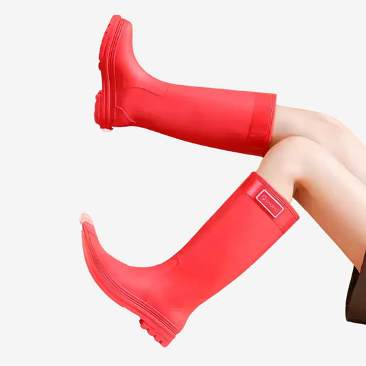 Maaike – Støvler til knærne med tykk sklisikker såle