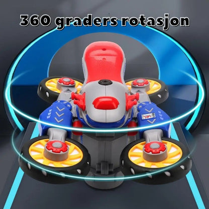 TurboTwist - Elektrisk motorsykkel med lys for kreativ og trygg lek