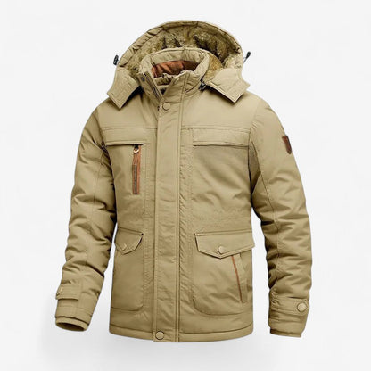 Morten - Langermet Hettejakke med Justerbar Hette og Flere Forlommer