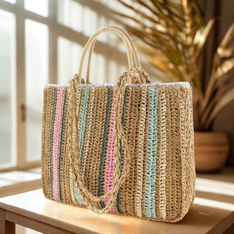 Nicole – Toteveske med Glidelås og Håndtak