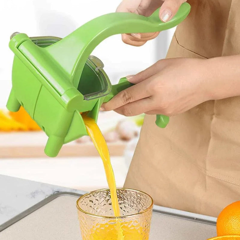 VitaliChop – Manuell Juicepresse med Bærbart og Vaskbart Design