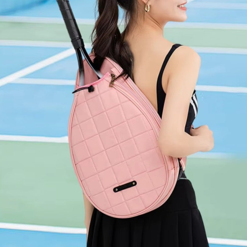 RacketHold – Tennissekk med Justerbar Skulderstropp og Glidelåslommer