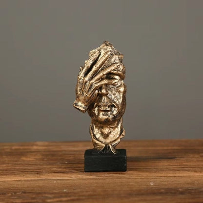 FaceArt – Kompakt bordskulptur for hjemmedekor