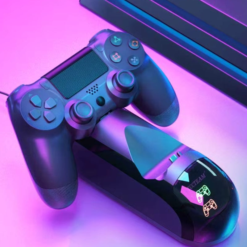 GamePulse – Trådløs USB-oppladbar Spillkontroller med Dobbelt Vibrasjon