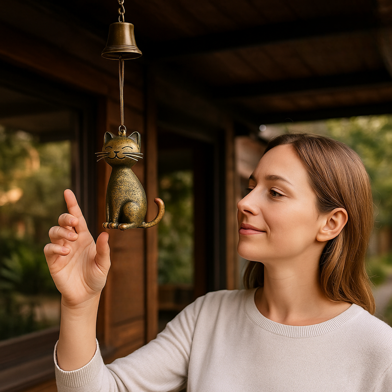 MoonCharm – Katte Vindklokke Dørpynt Med Bjelle Design