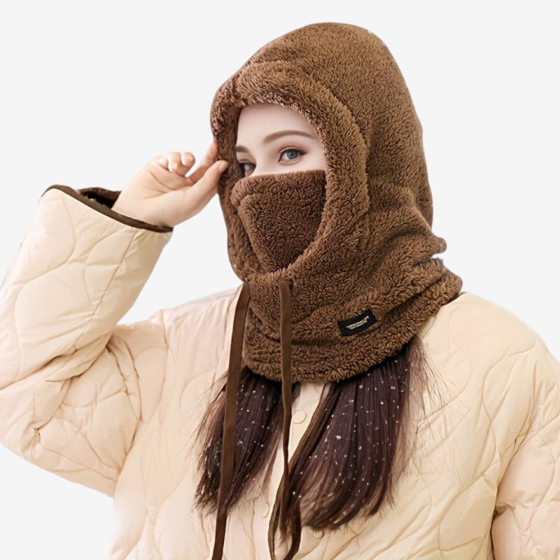 Emma – Hetterhatt med justerbare snorer og ansiktsmaske