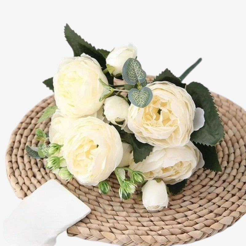 BloomEdge – Kunstige Peoner med Stilkoppsett