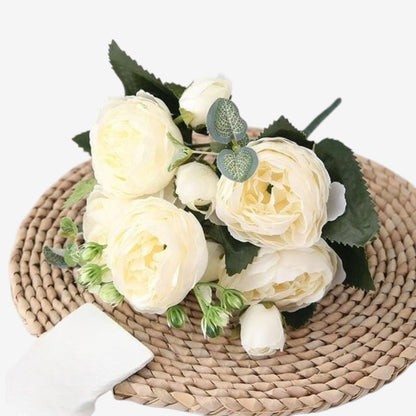 BloomEdge – Kunstige Peoner med Stilkoppsett