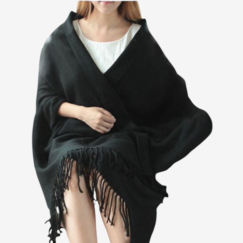 Emilia – Stort duskskjerf og tykt sjal