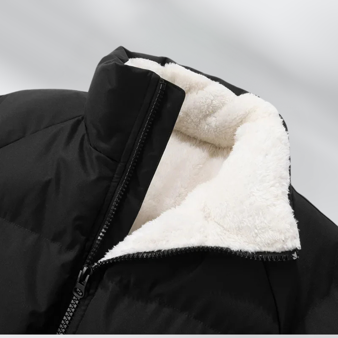 Levi - Trendy pufferjakke med elastiske mansjetter