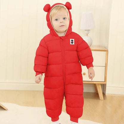 SnuggleBee – Babydrakt med Hette og Glidelås foran