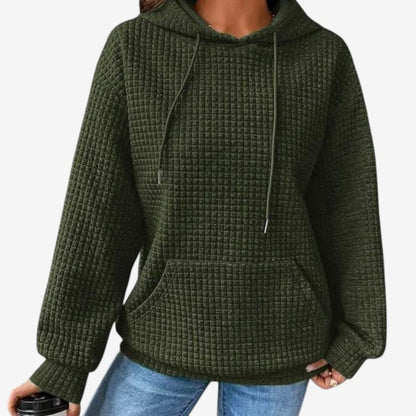 Henrike – Langermet hettegenser med snøring