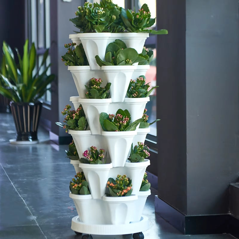 PotNest – Stablebare flerlagede resin-plantepotter