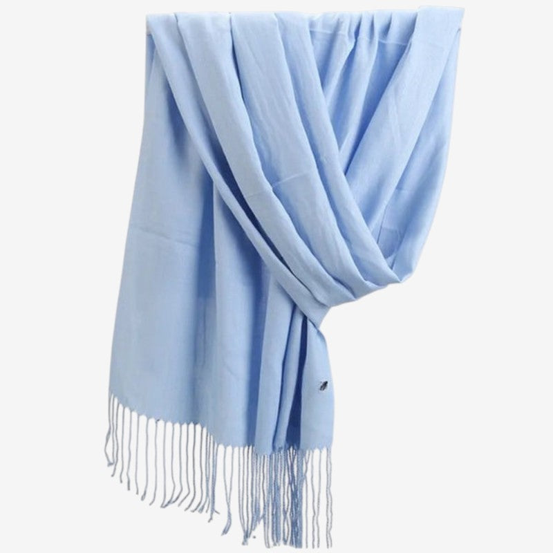 Noliva – Skjerf med Stor Form og Frynsekant