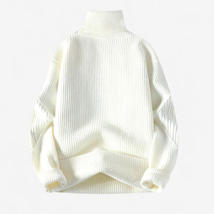 Banner – Langermet Genser med Høyt Hals