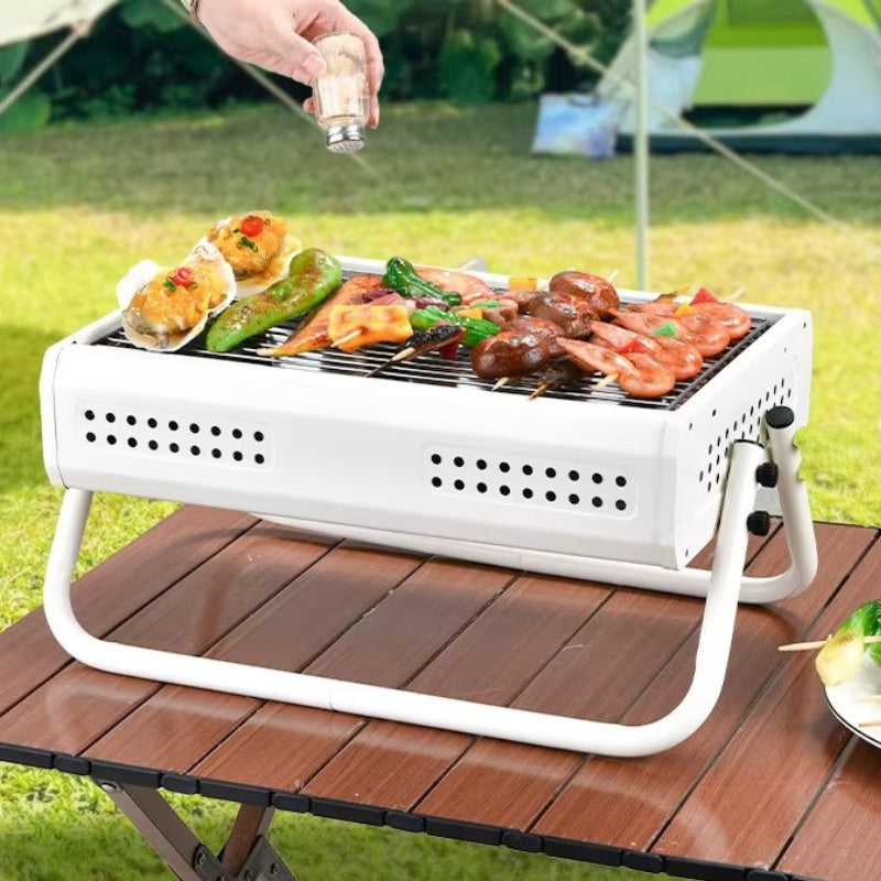 GrillEase – Sammenleggbar BBQ-grill med håndtak for to bruk