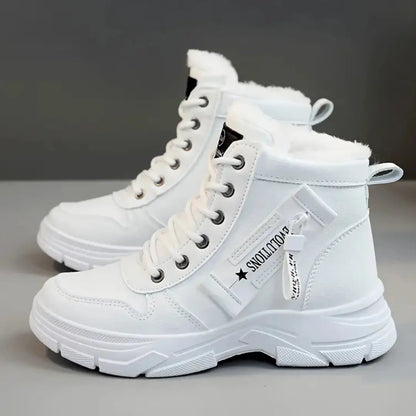 Elara - Stilige støvler med glidelås i siden og koselig fôr