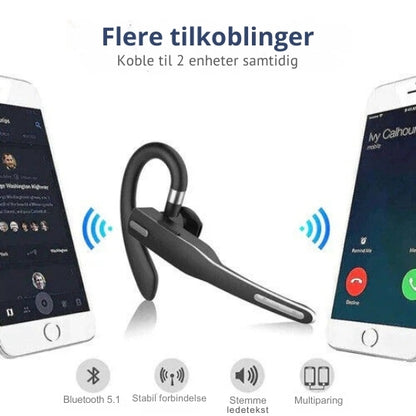 EchoPro - Avansert Bluetooth-hodesett med HD-lyd og støydemping