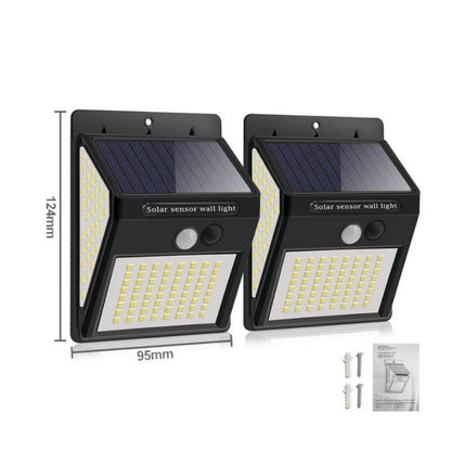 SolarLux - Solenergi LED bevegelseslys for uanstrengt utendørsbelysning