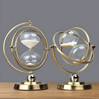 NordicFlow – Nordic Retro Metall Timeglass for Hjem- og Kontordekorasjon