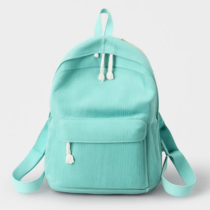 Anneke - Corduroyrugsekk med justerbare stropper og flere rom