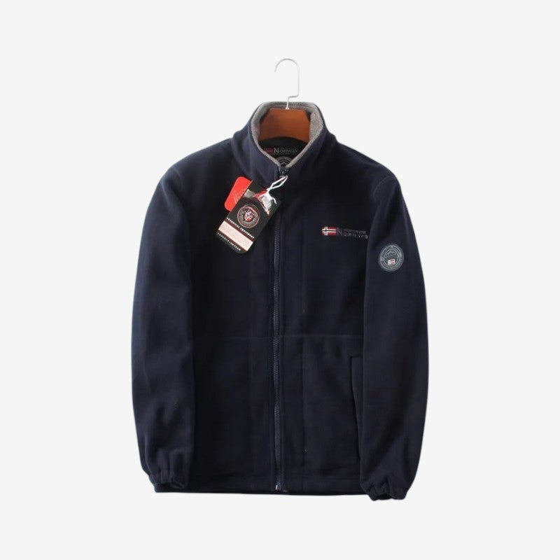 Anthony – Langermet jakke med ståkrage og glidelås