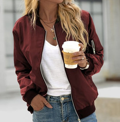 Evelyn - Bomberjakke Med Funksjonelle Lommer