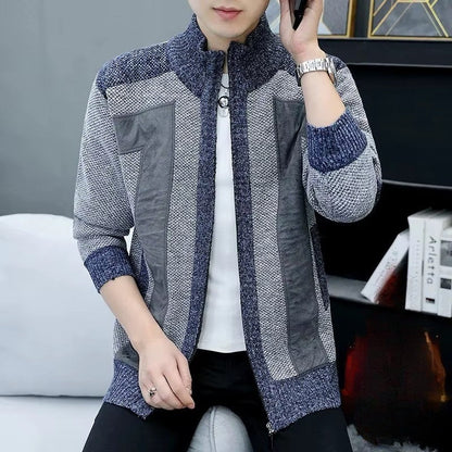 Keaton – Langermet Jakke med Glidelås og Ribbedetaljer