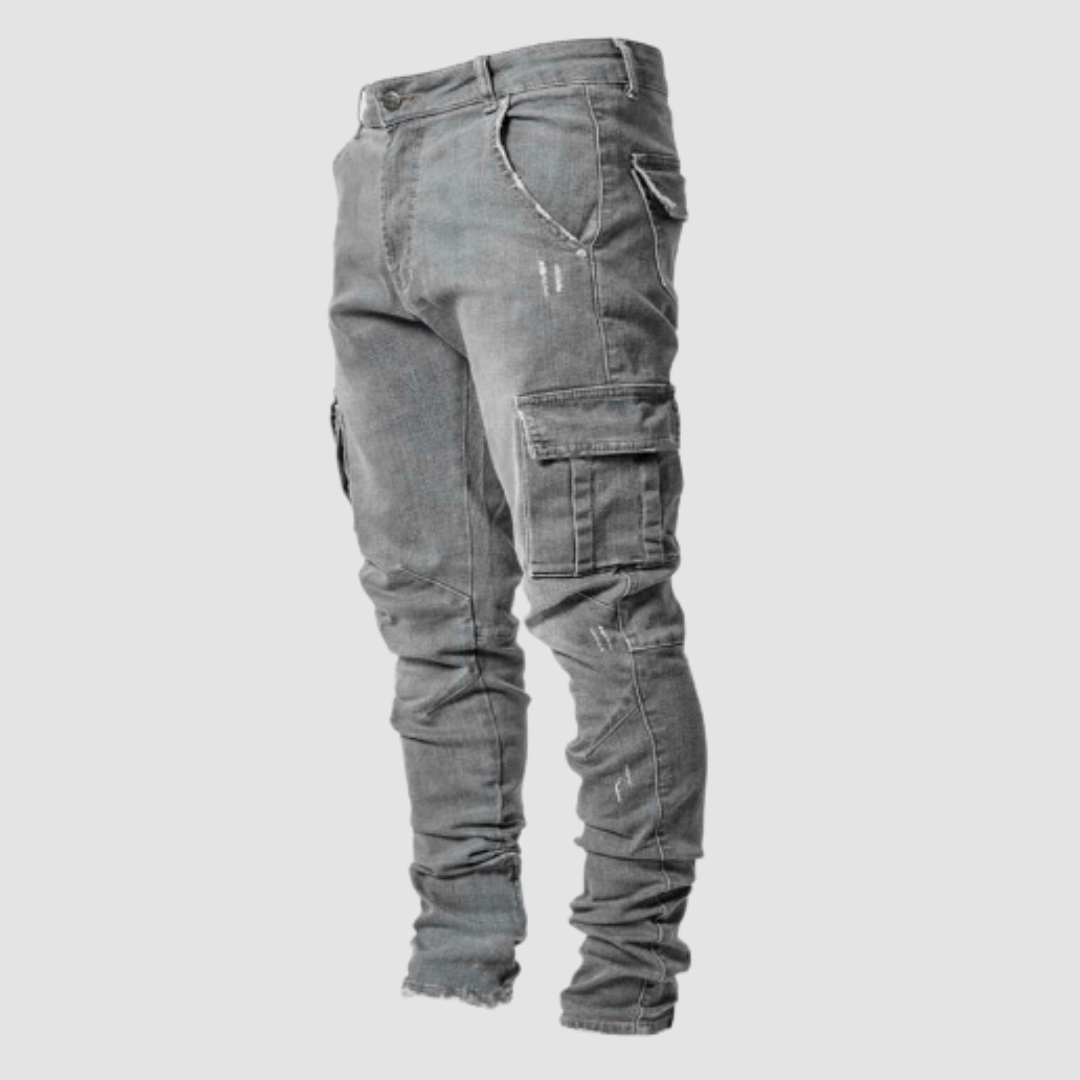 Michael - Cargo jeans med komfortabel passform og praktiske lommer