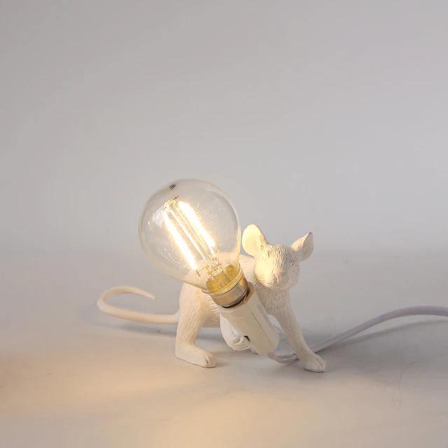 GlowNest - Sjarmerende LED lampe i Museform for Dekor og Stemning