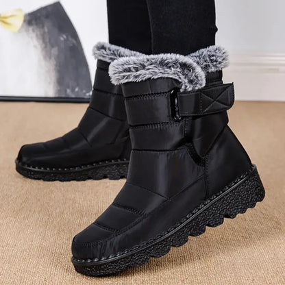 Freya - Koselige pelsfôrede ankelstøvler med tykk såle