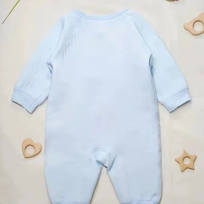 TinySteps – Babyromper med Lange Ermer og Ribbestruktur